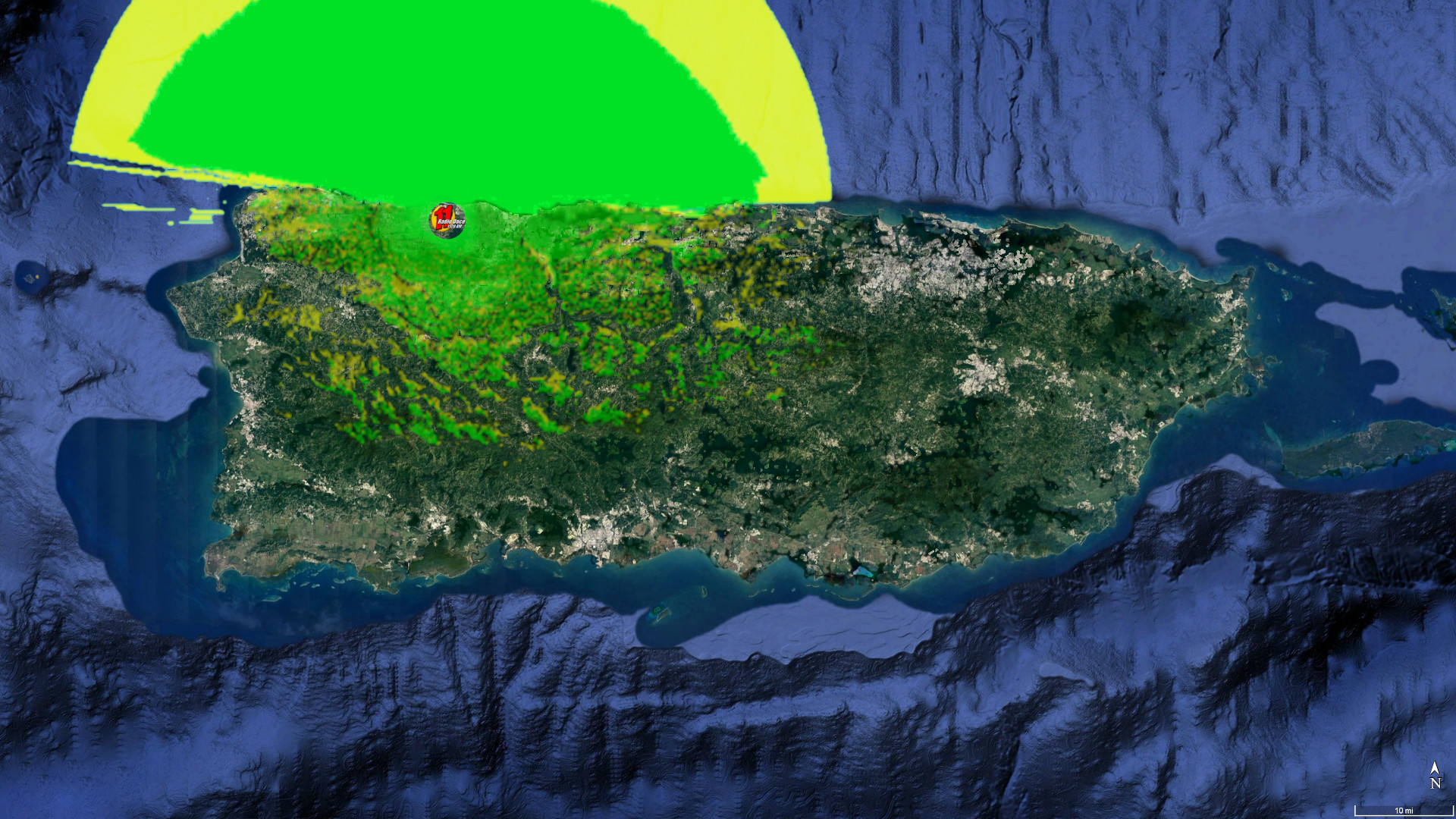 Este mapa muestra la cobertura exterior aproximada. La cobertura real puede variar. La cobertura no está garantizada y está sujeta a cambios sin previo aviso.
